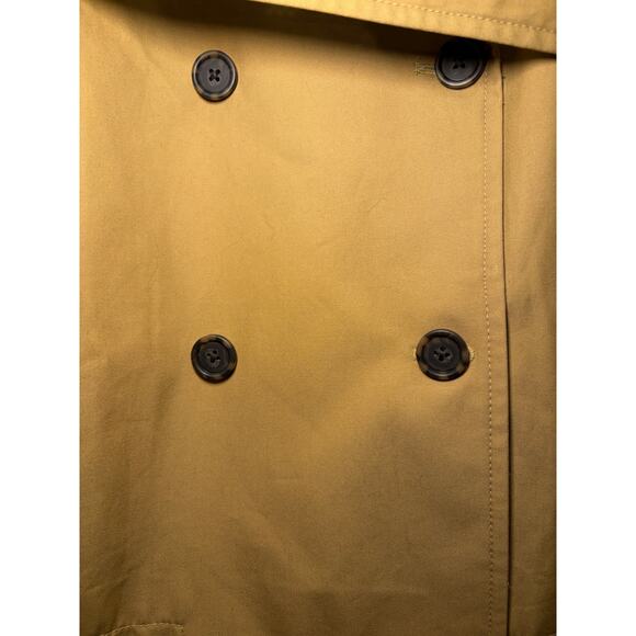 NWT J. Crew Women 8 Cropped Icon Trench Coat Honey Brown Tan Camel Belted Jacket - Picture 16 of 17